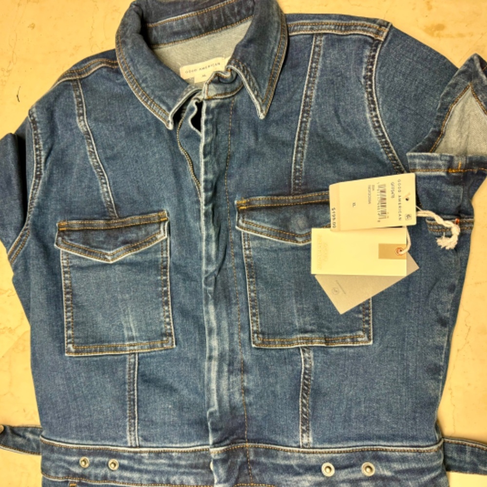 GOOD AMERICAN JUMPSUIT  INDIGO Jean